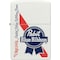 Zippo 2024 Zippo 214 Pabst Blue Ribbon, White Matte ZIP-48746 - alternate 1